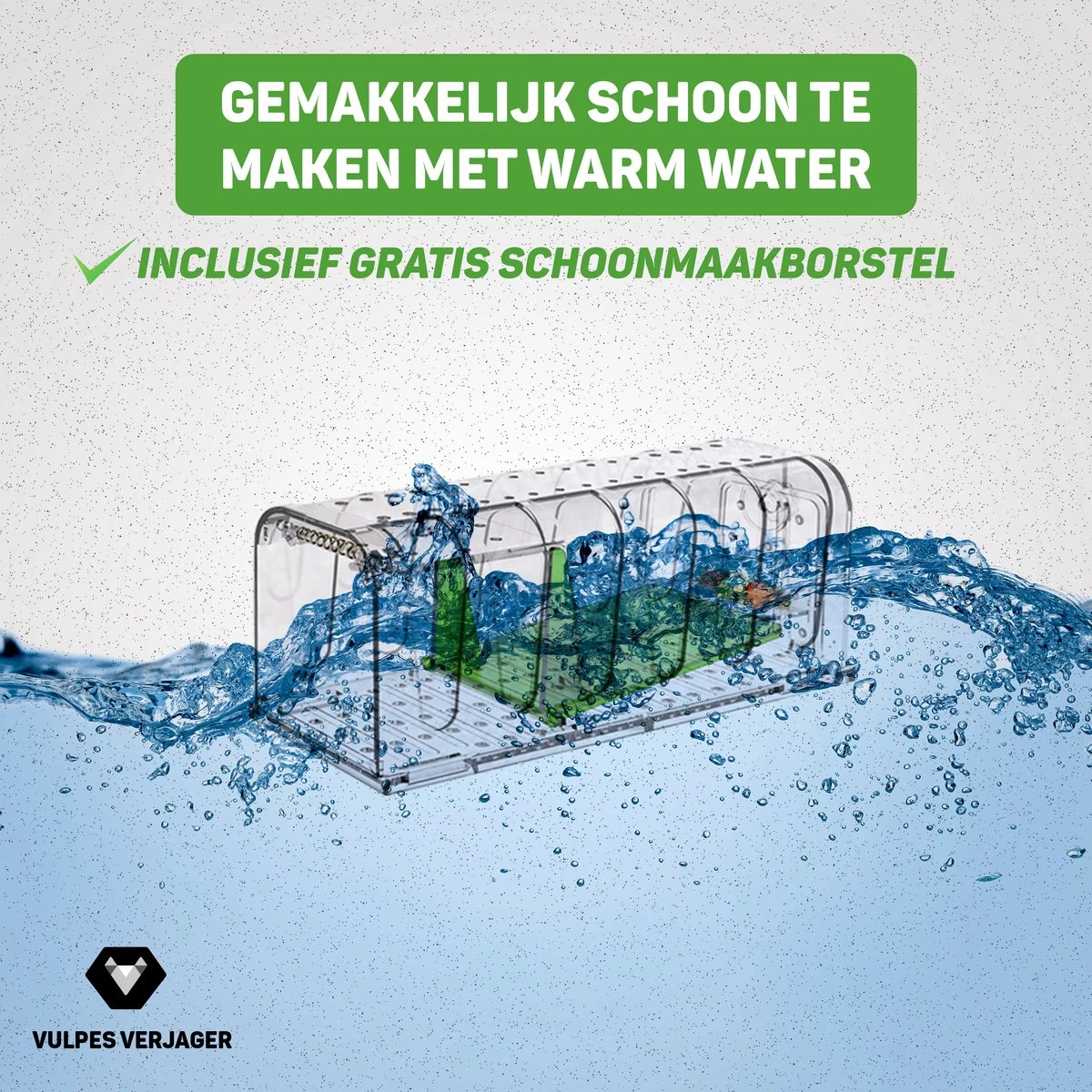 Vulpes Verjager® - Muizenval - Diervriendelijke Muizenvallen Voor Binnen & Buiten - 2 Stuks - Met Schoonmaakborstel - Muizenklem - 100% Pakkans - Afbeelding 7