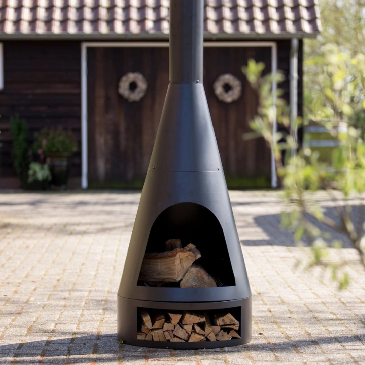 RedFire - Tuinhaard Kingston XL 160 - Vuurhaard - Staal - Zwart - Afbeelding 3