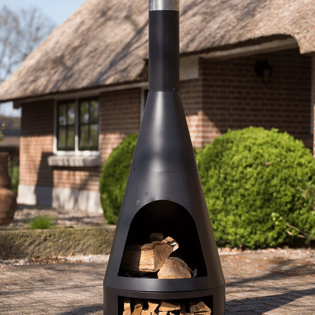 RedFire - Tuinhaard Kingston XL 160 - Vuurhaard - Staal - Zwart - Afbeelding 5