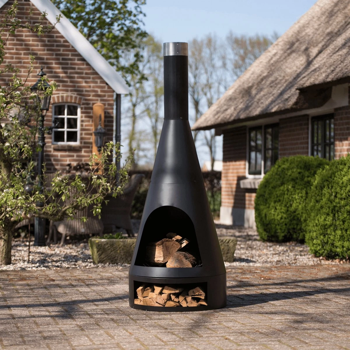 RedFire - Tuinhaard Kingston XL 160 - Vuurhaard - Staal - Zwart - Afbeelding 6