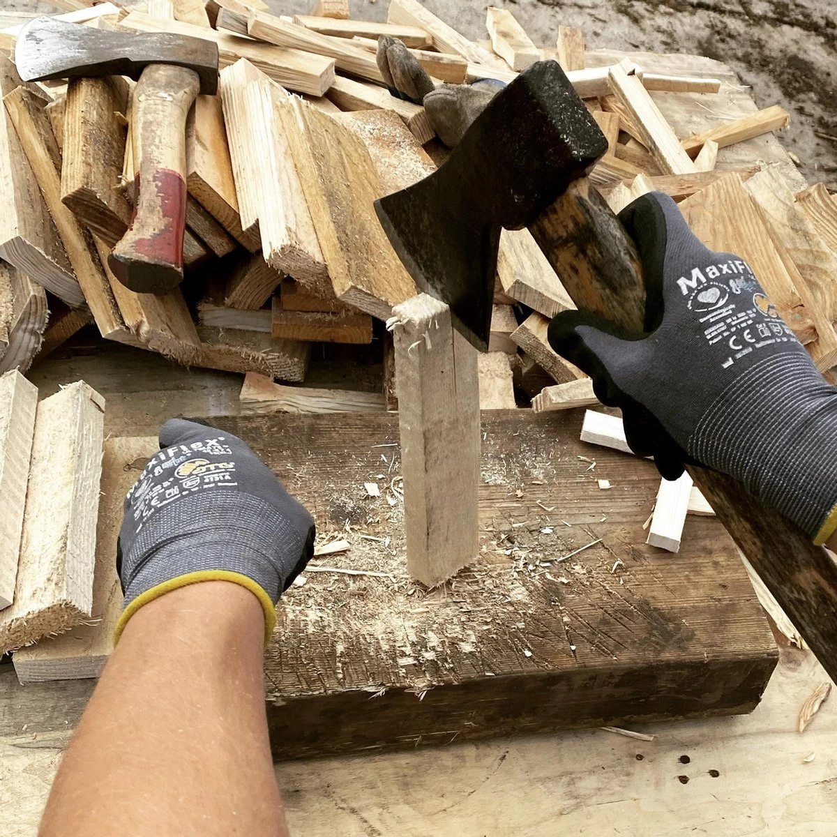 Aanmaakhout In Netzak | 10 Kilogram | Aanmaakhoutjes Voor Aanmaak Open Haard Hout In Kachel - Afbeelding 4