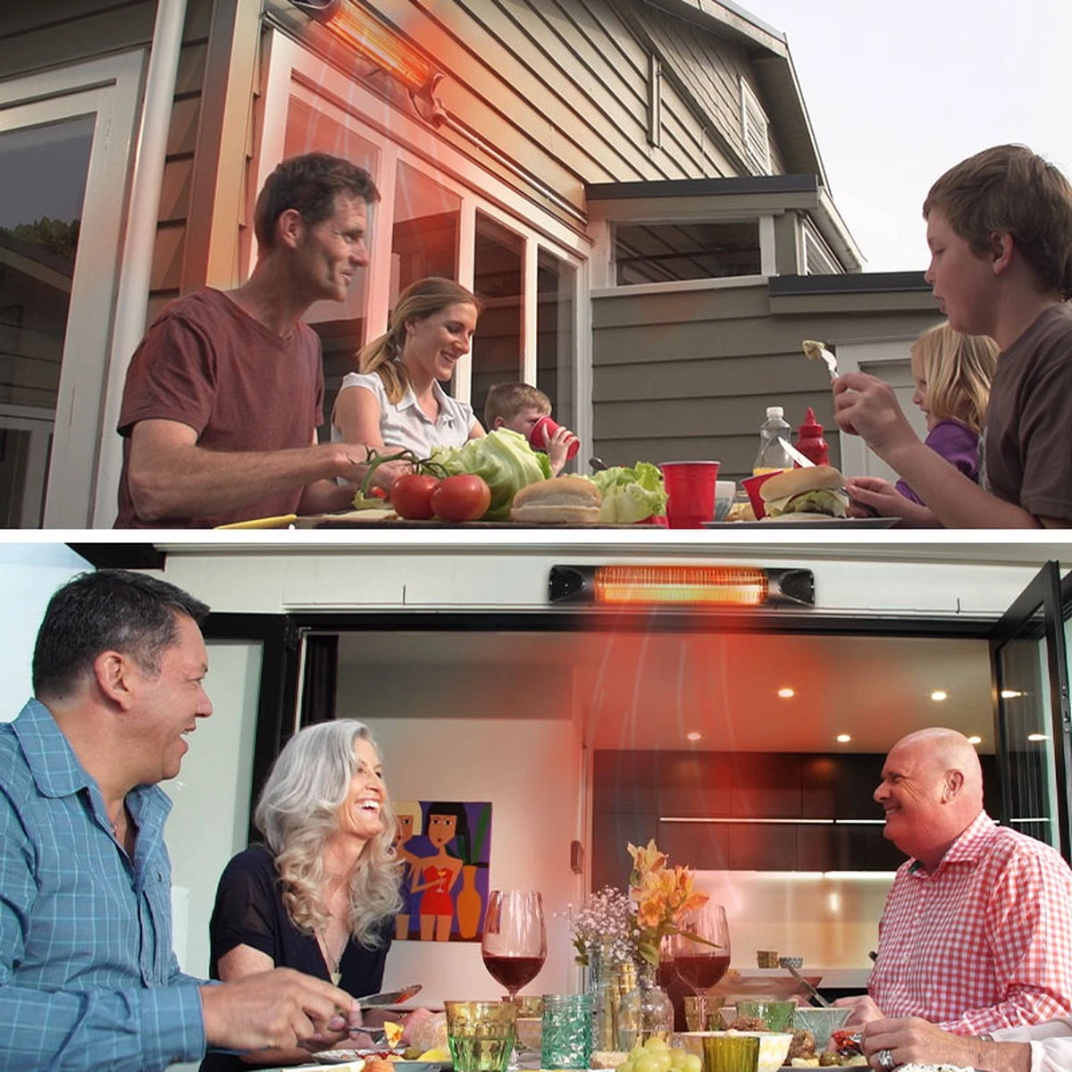 Livington Instant Heater - Infrarood Terrasverwarmer - 2000W - Binnen En Buiten - Bewegingssensor - IPX4 - Met Afstandsbediening - Afbeelding 6