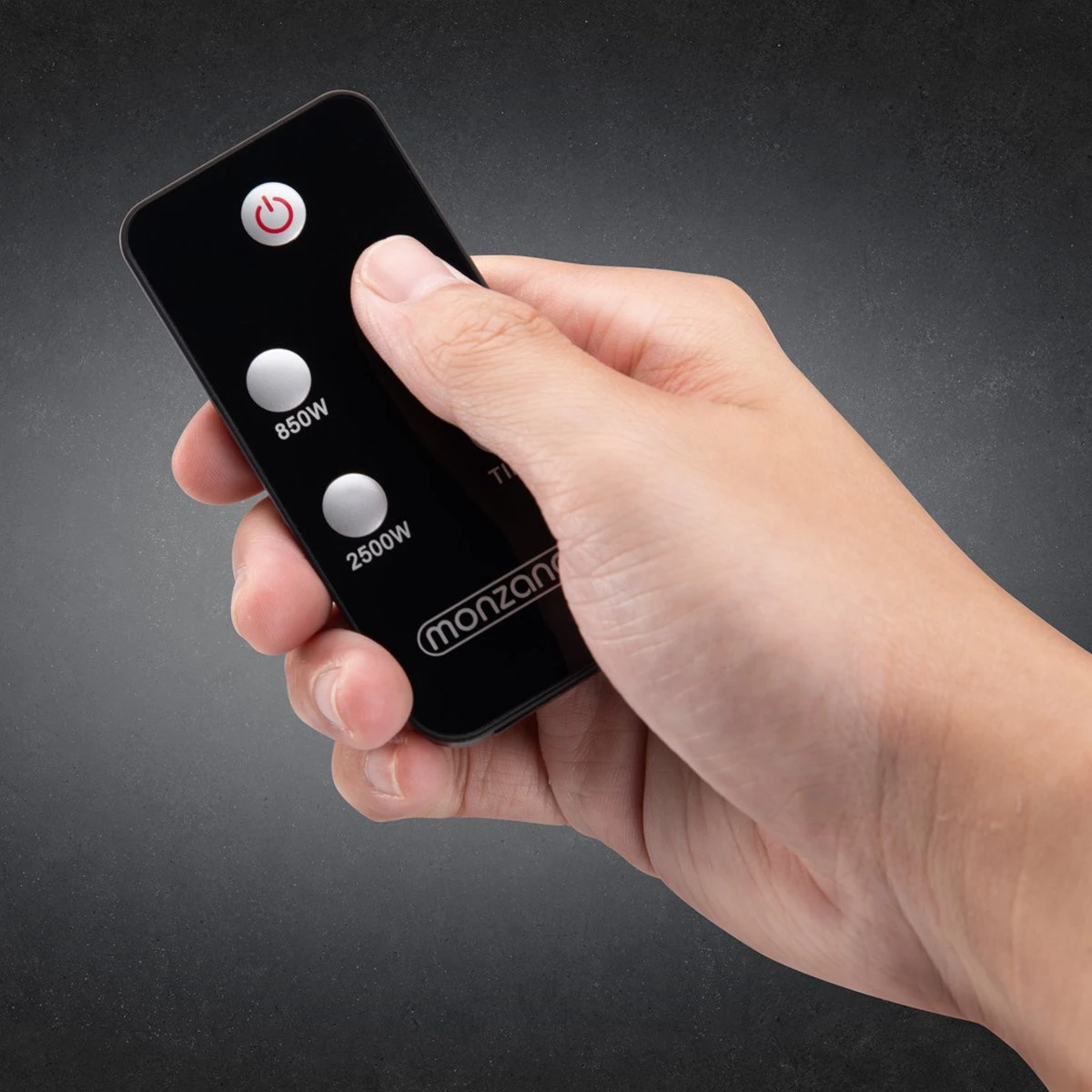 Monzana Infraroodstraler 2500W - 3 Verwarmingsniveaus - Zilver - Afbeelding 7