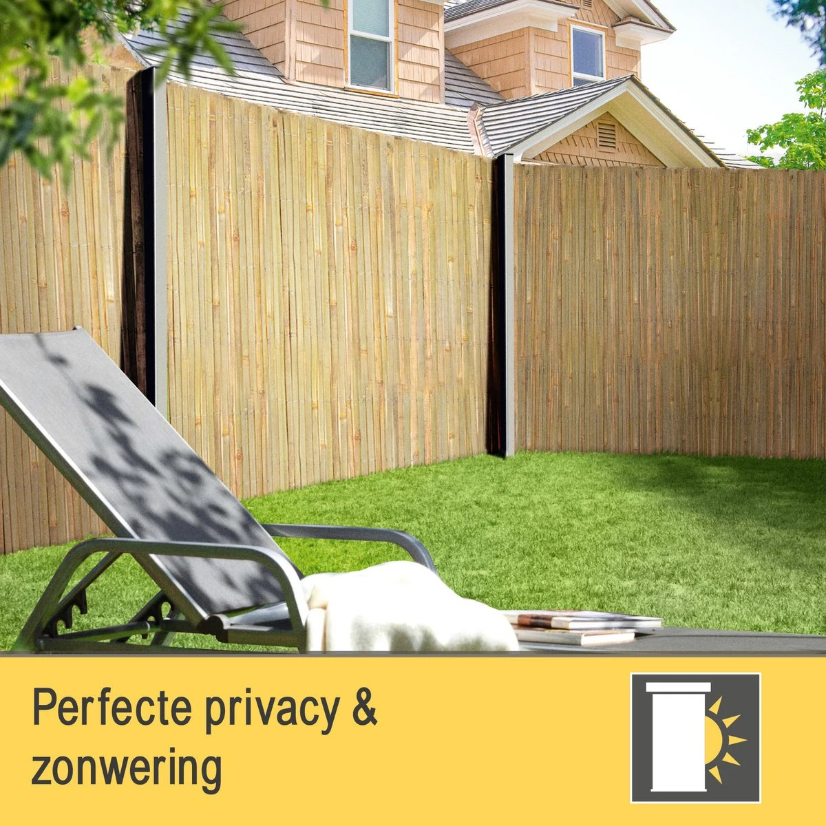 Sol Royal B89 – Premium Bamboemat 160x300cm – FSC® Balkonscherm Bamboe – Tuinscherm - Afbeelding 4