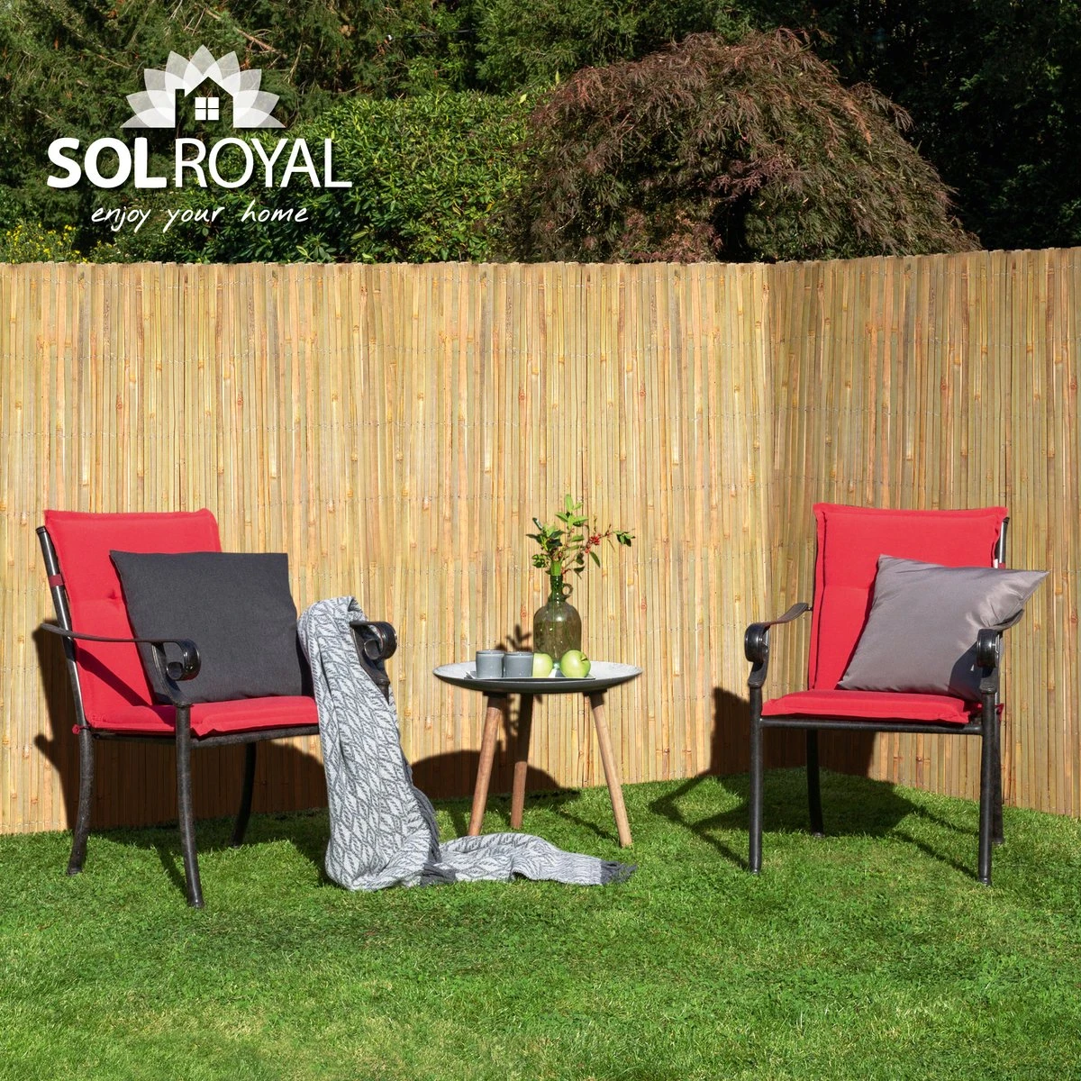 Sol Royal B89 – Premium Bamboemat 160x300cm – FSC® Balkonscherm Bamboe – Tuinscherm - Afbeelding 5