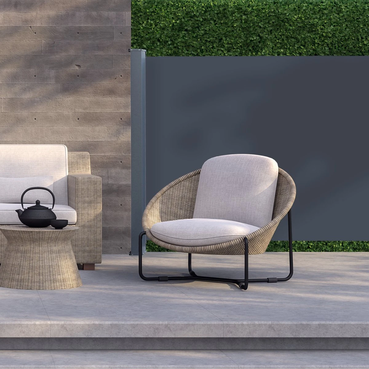 Silvergear® - Uittrekbaar Windscherm - Weerbestendig - 180 X 300 Cm - Kwalitatief Materiaal - Afbeelding 4