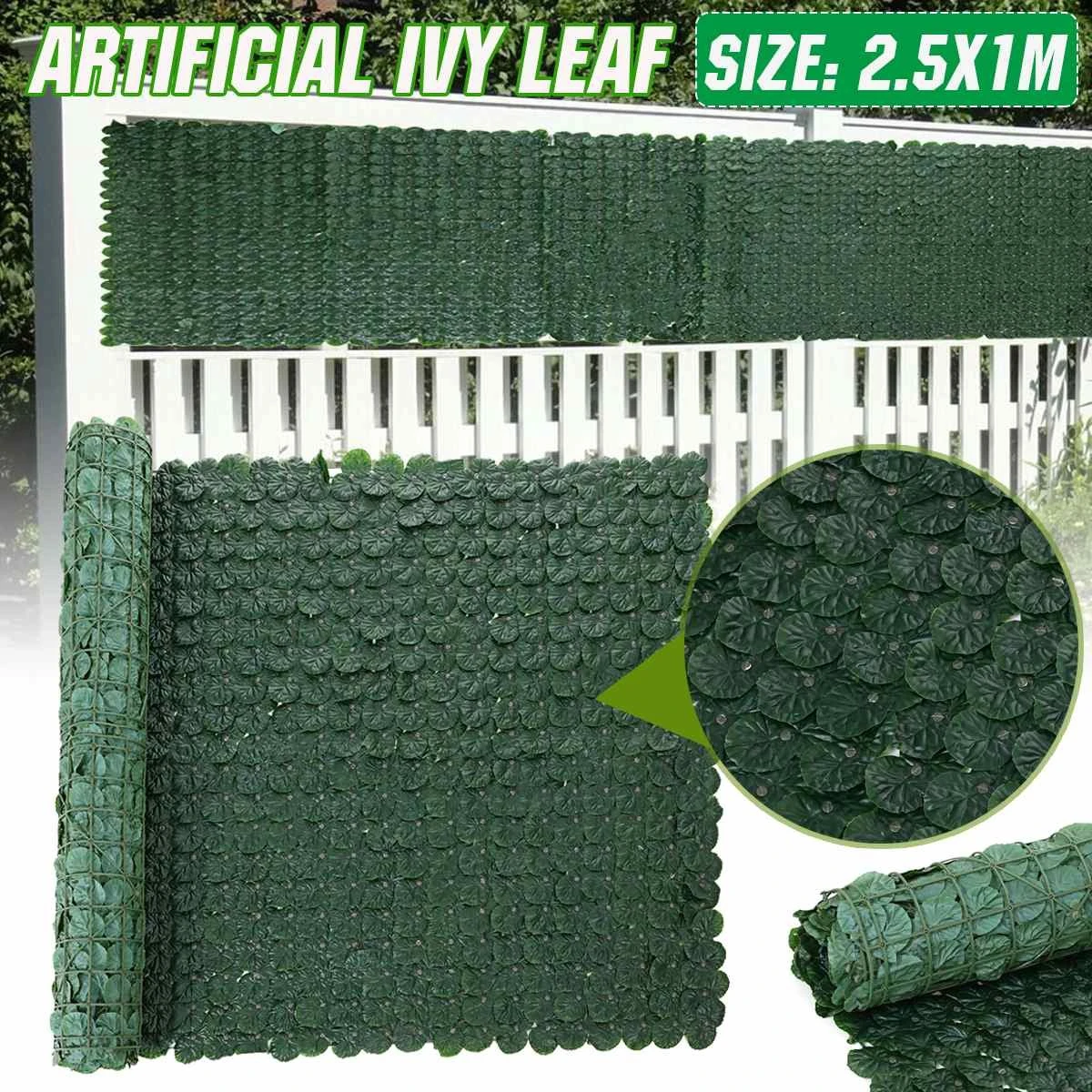 Klimop Kunsthaag – Kunsthaag – Kunsthaag Voor Buiten – Kunsthaag Op Rol – Kunsthaag Tuinscherm - Kunsthaag Klimop – Klimop – Kunstheg – Hedera – Kunstplant – Uitschuifbaar – Tuinscherm – Groen – 100x240cm - Afbeelding 10