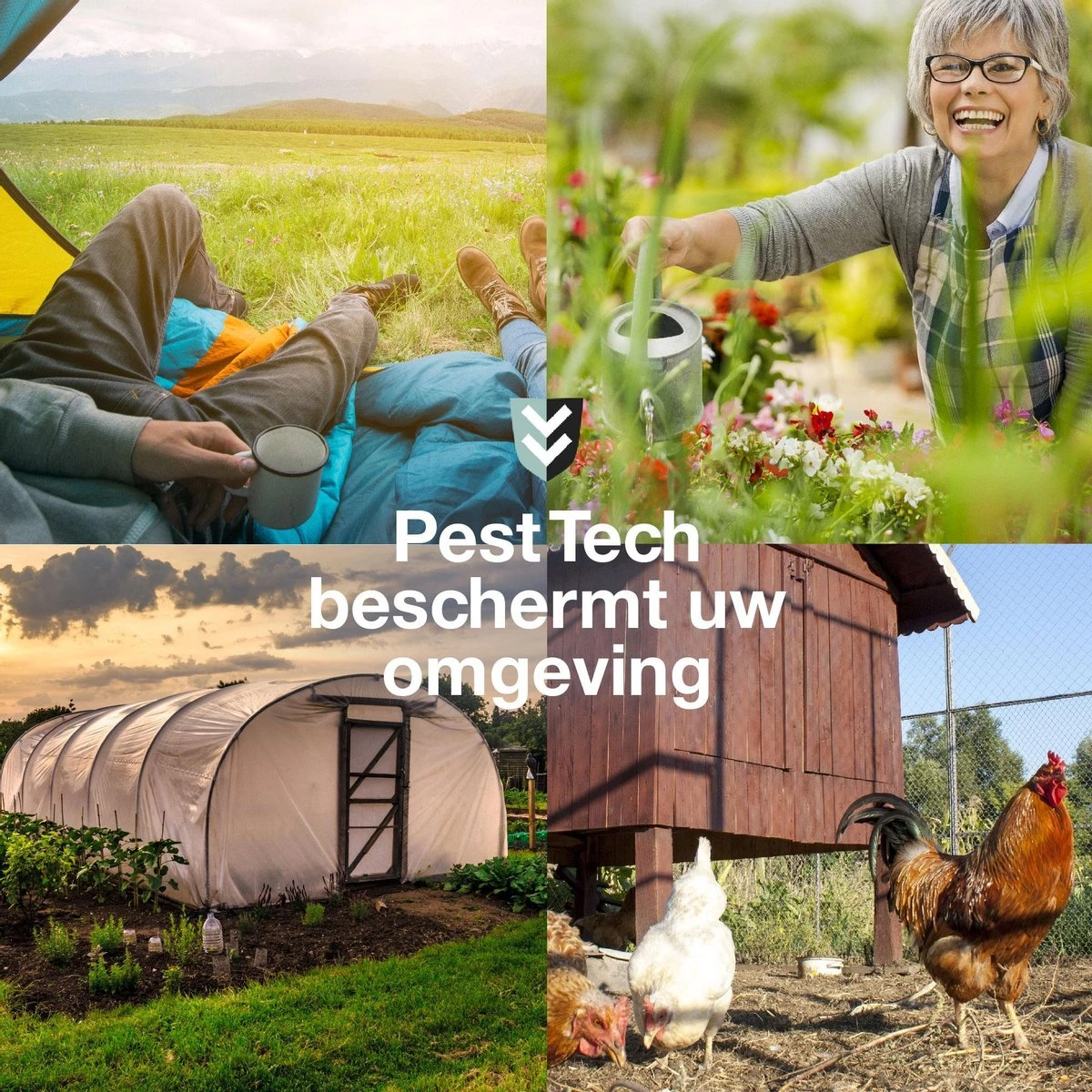 Pest-Tech PT-221 | Ultrasone Kattenverjager Op Zonneenergie | Kattenschrik | Marterverjager | Dierenverjager | Kattenafweermiddel | Ongedierte Verjager - Met USB Oplaadkabel - Afbeelding 5