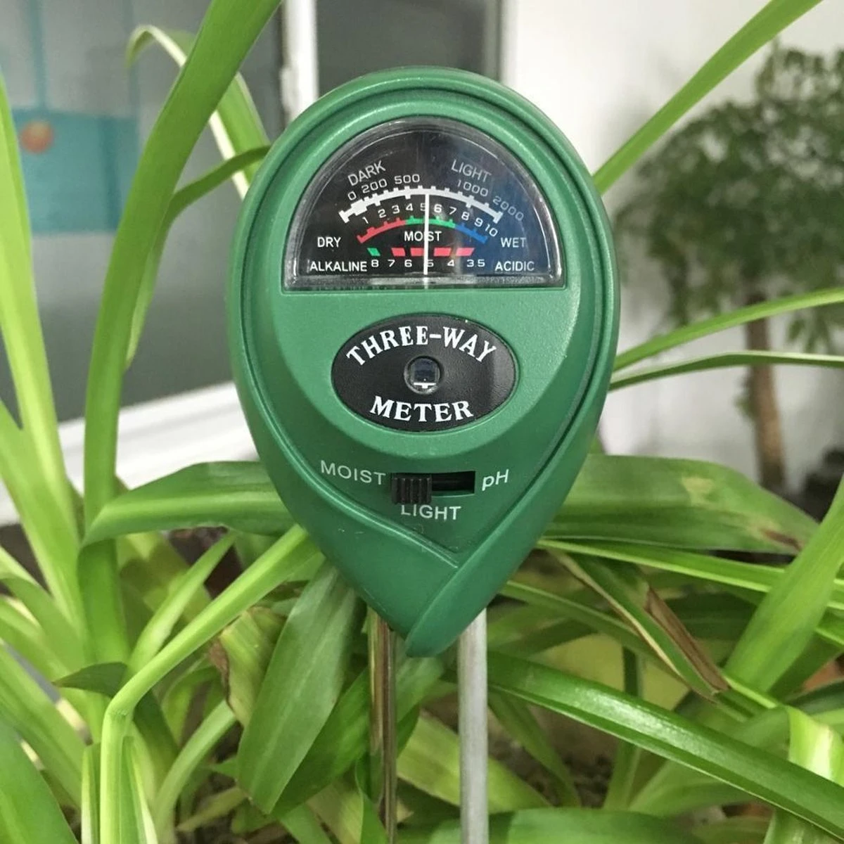 Merkloos Vochtmeter - PH Meter Grond - Planten - Tuin - Moestuin - Vocht - Lichtmeter - Vochtigtmeter Voor Planten - Watermeter - Geen Batterij Nodig - Afbeelding 5