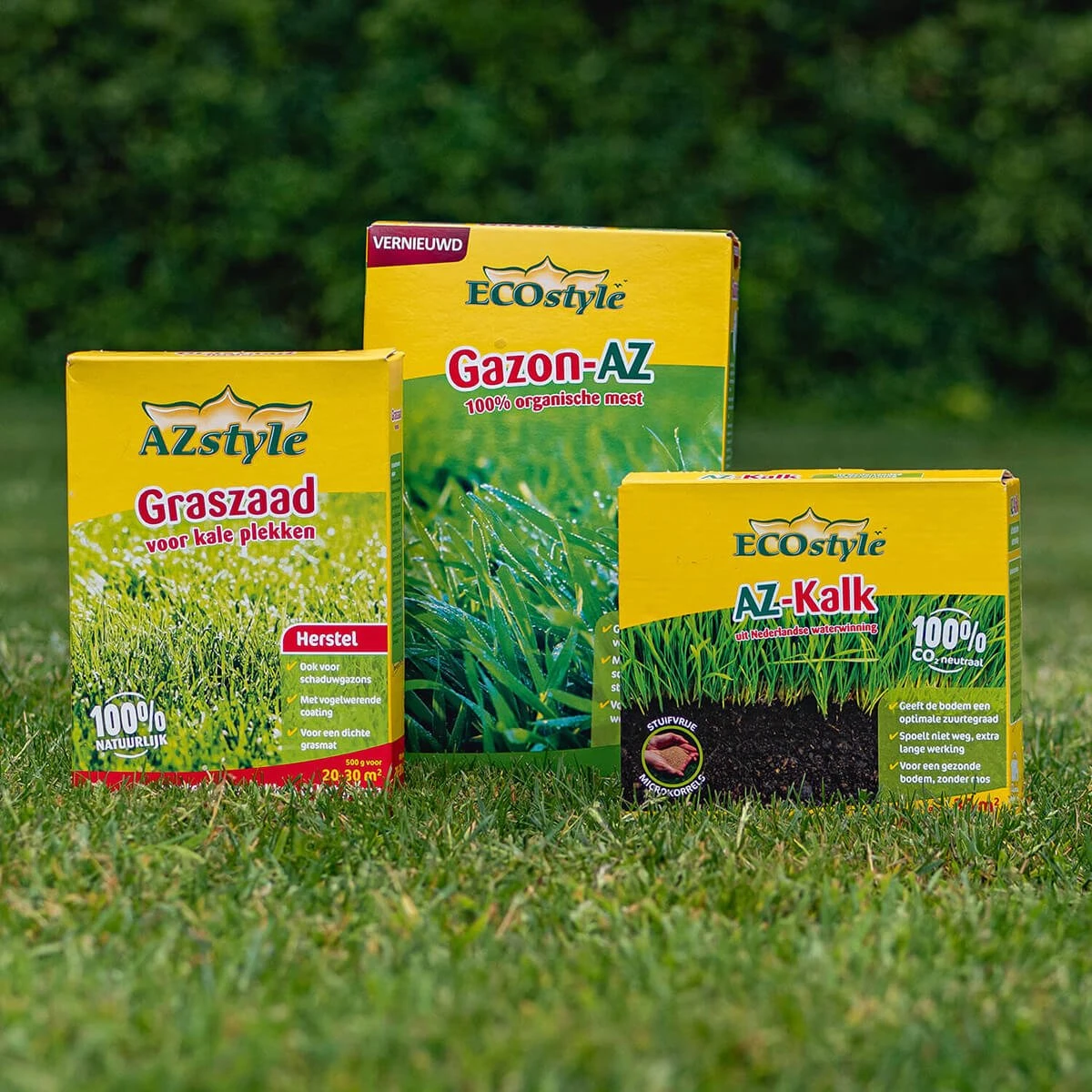 ECOstyle Graszaad Herstel Snelkiemend Gazon Gras – Herstelt Kale Plekken – Vogelwerende Coating – Geschikt Voor Zon- En Schaduw Gazons - Snelle Kieming – 10 – 15M² – 250 GR - Afbeelding 8