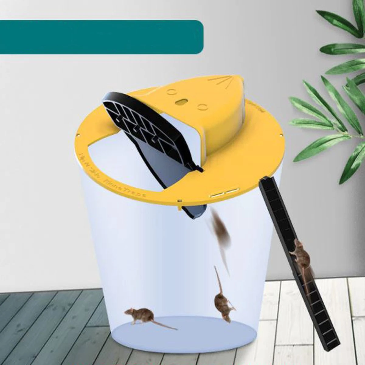 Merkloos Muizenval Diervriendelijke - Muizenval Emmer - Rattenval - Mouse Trap - Rat Trap - Muizenverjager - Ongediertebestrijding - Afbeelding 4