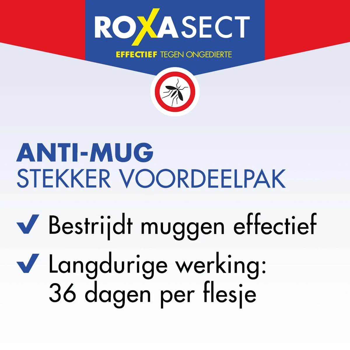 Roxasect Anti-Mug Muggenstekker - Voordeelverpakking - 2 Stuks - Afbeelding 6