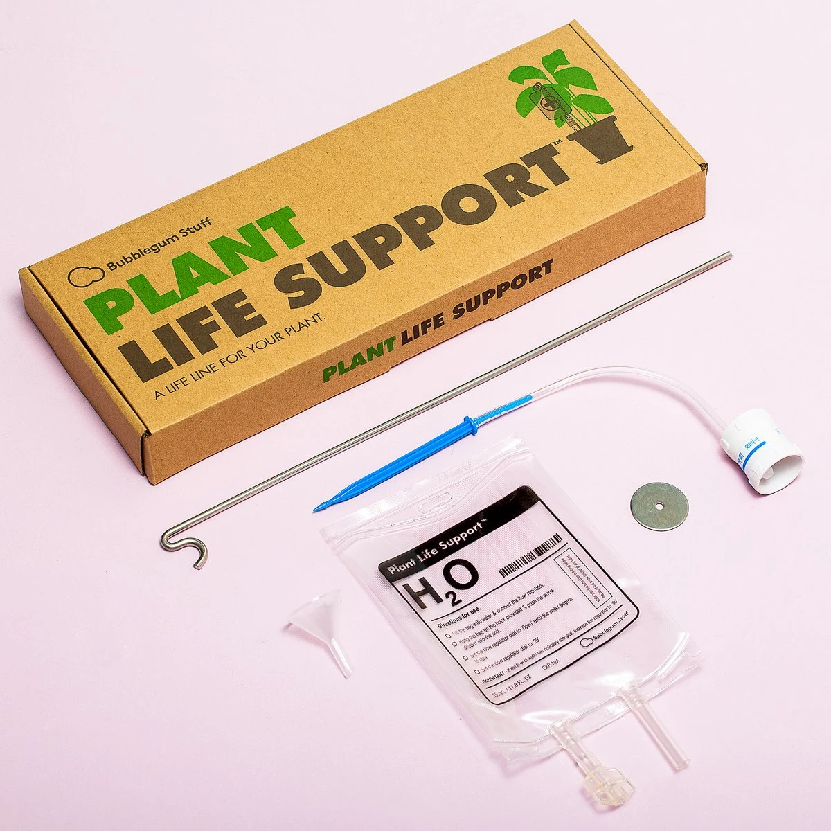 Woonaccessoires- Automatisch Watergeef Systeem | Plantenwaterer - Life Support Irrigatieapparaat | Druppelaar Kamerplanten - | Planten Watergever Met Druppelsysteem 350ml - Afbeelding 2