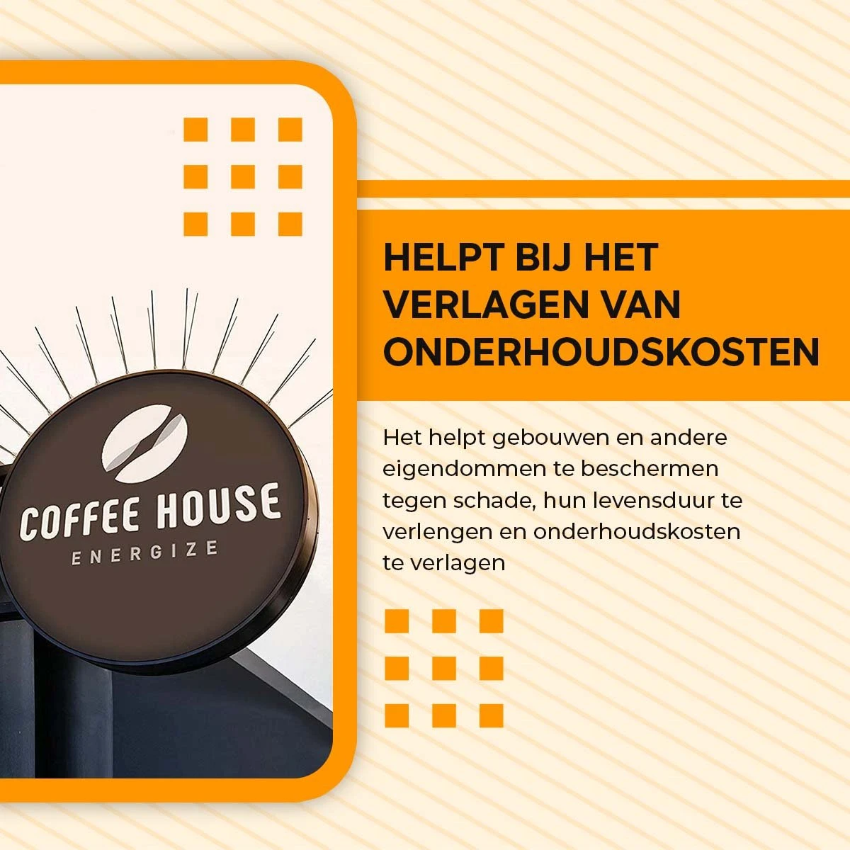 TIOF Duivenpinnen Incl. Tape & Tiewraps – Gebruiksklare Vogelpinnen – 3 Meter – Duivenverjager – RVS - Afbeelding 6