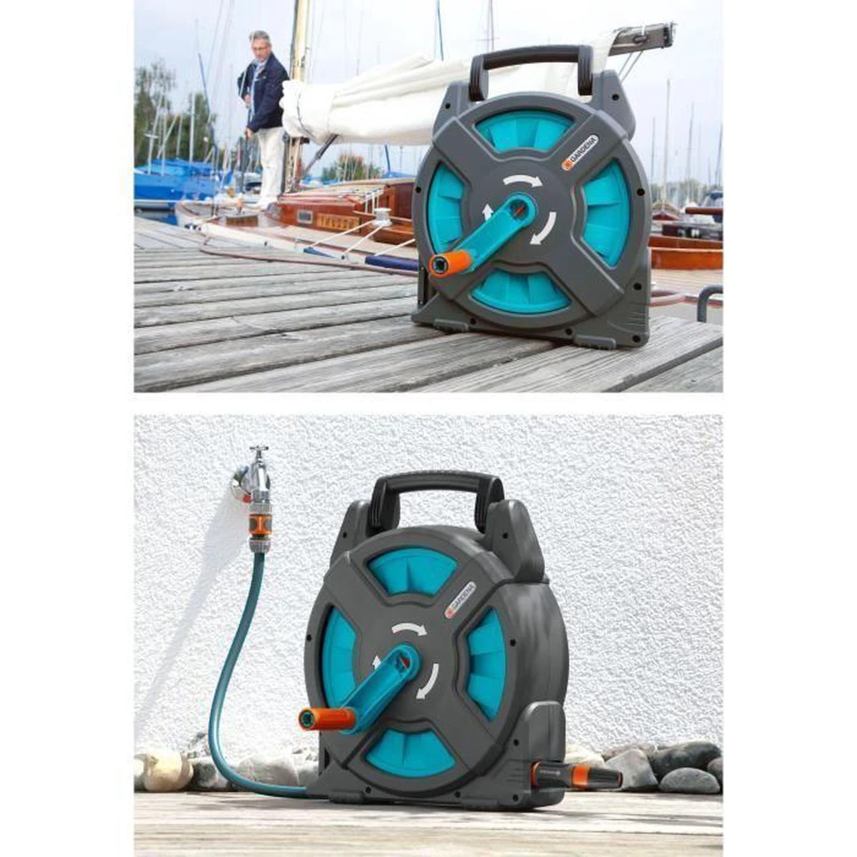 GARDENA - Classic Slangenbox - Compleet Slanghouder - 15 Meter Slang - Afbeelding 11