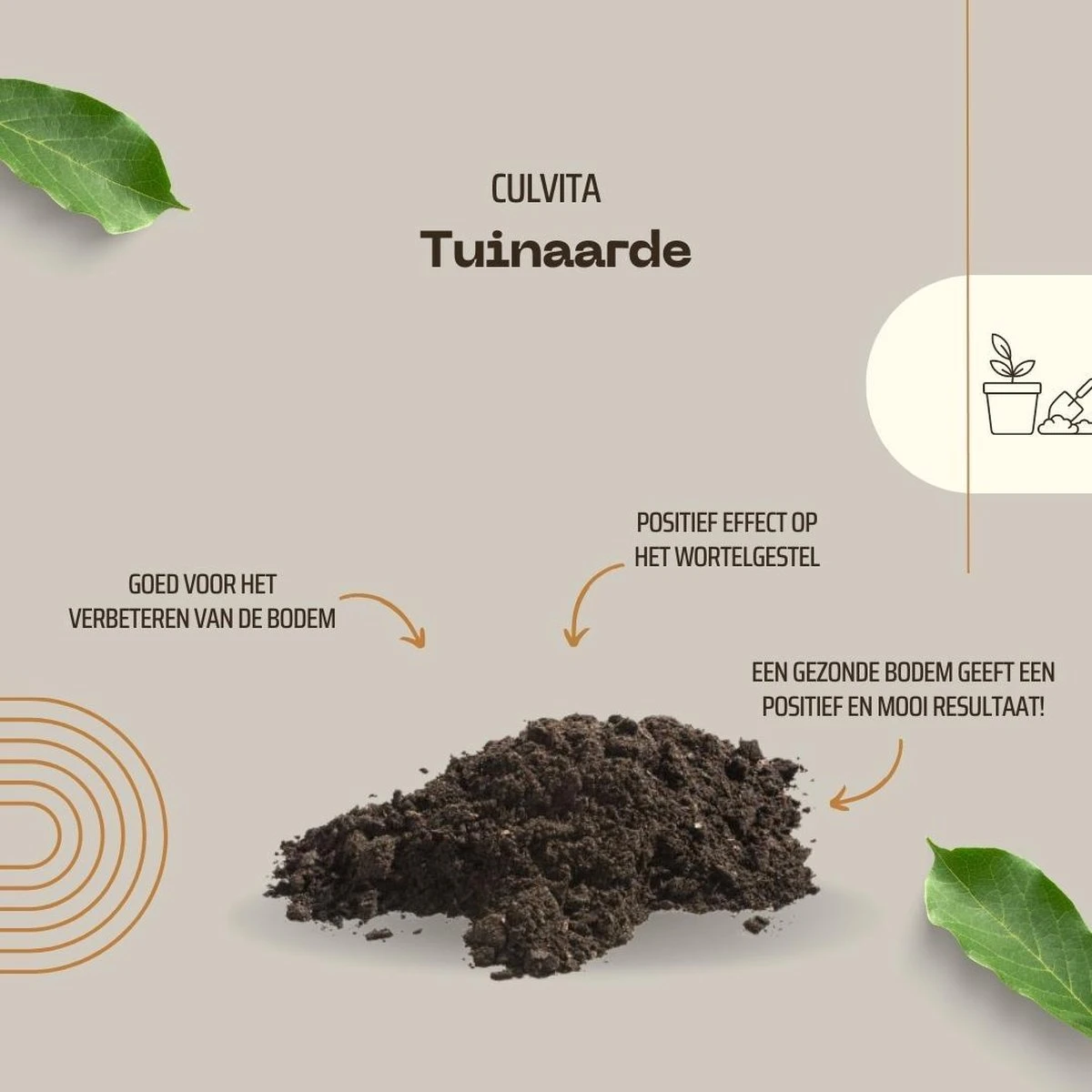 Culvita - Tuinaarde 40 Liter - Organische Bodemverbeteraar - Geschikt Voor Het Ophogen En Egaliseren Van Uw Tuin - Stimuleert Het Bodemleven - Afbeelding 4