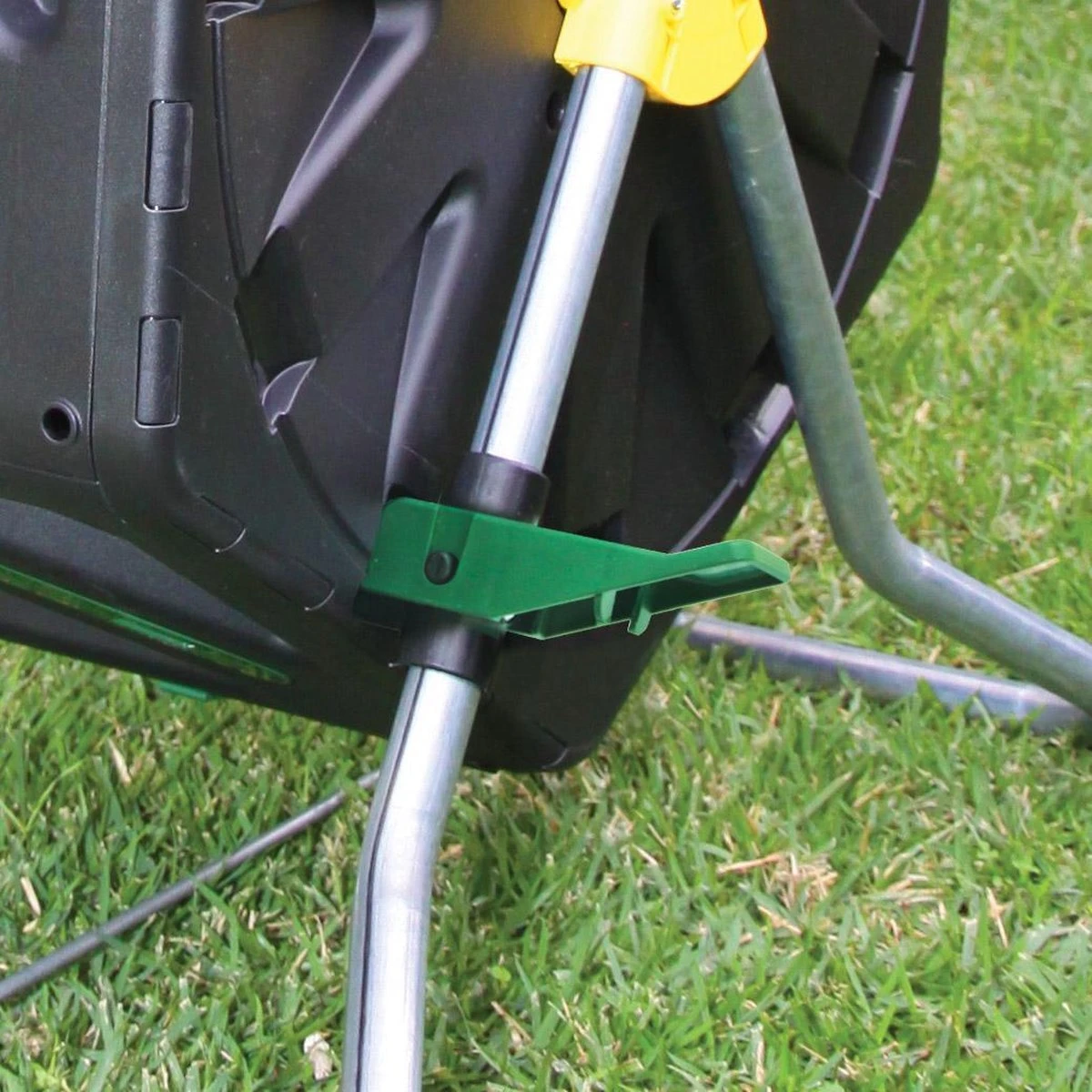 PALMAT® Professionele Compostmolen – Composter - Molen – Tuin En Huisafval - 70 Liter – Groen/Geel - Afbeelding 3