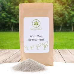 Anti Mos Ijzersulfaat - Dood Het Mos In Uw Gazon En Bevordert De Diepgroene Kleur - 3kg - 50m² - Direct En Gemakkelijk Te Strooien - Gazonmest - Mos Bestrijding - Hersluitbare Verpakking
