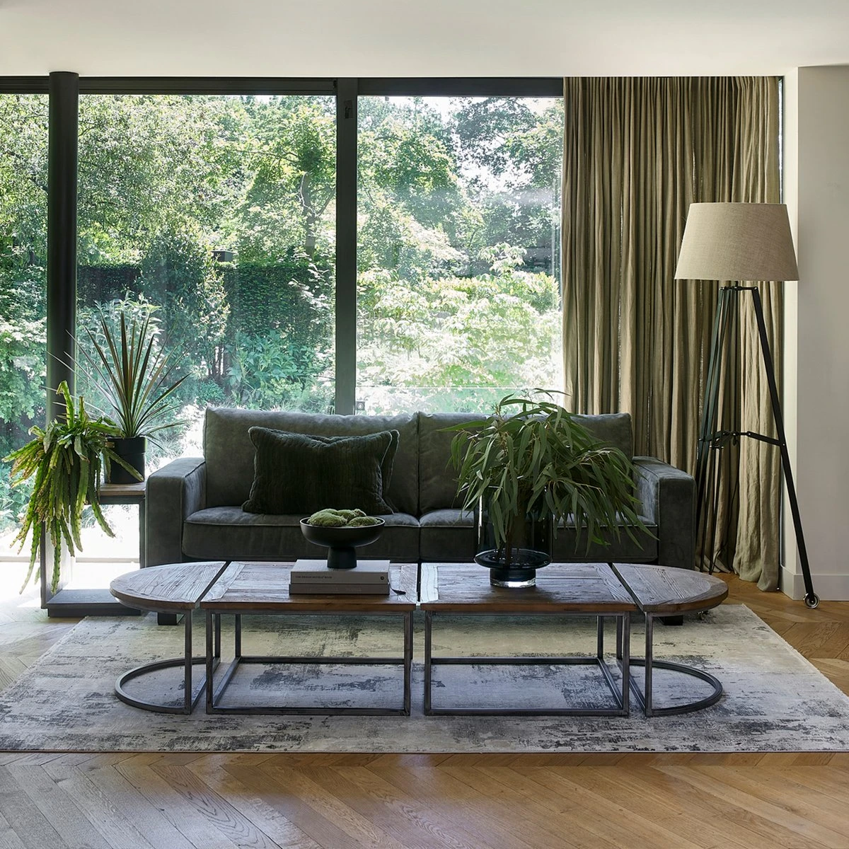 Riviera Maison Bloempot Voor Binnen Zwart - City Loft Flower Pot S - Afbeelding 4