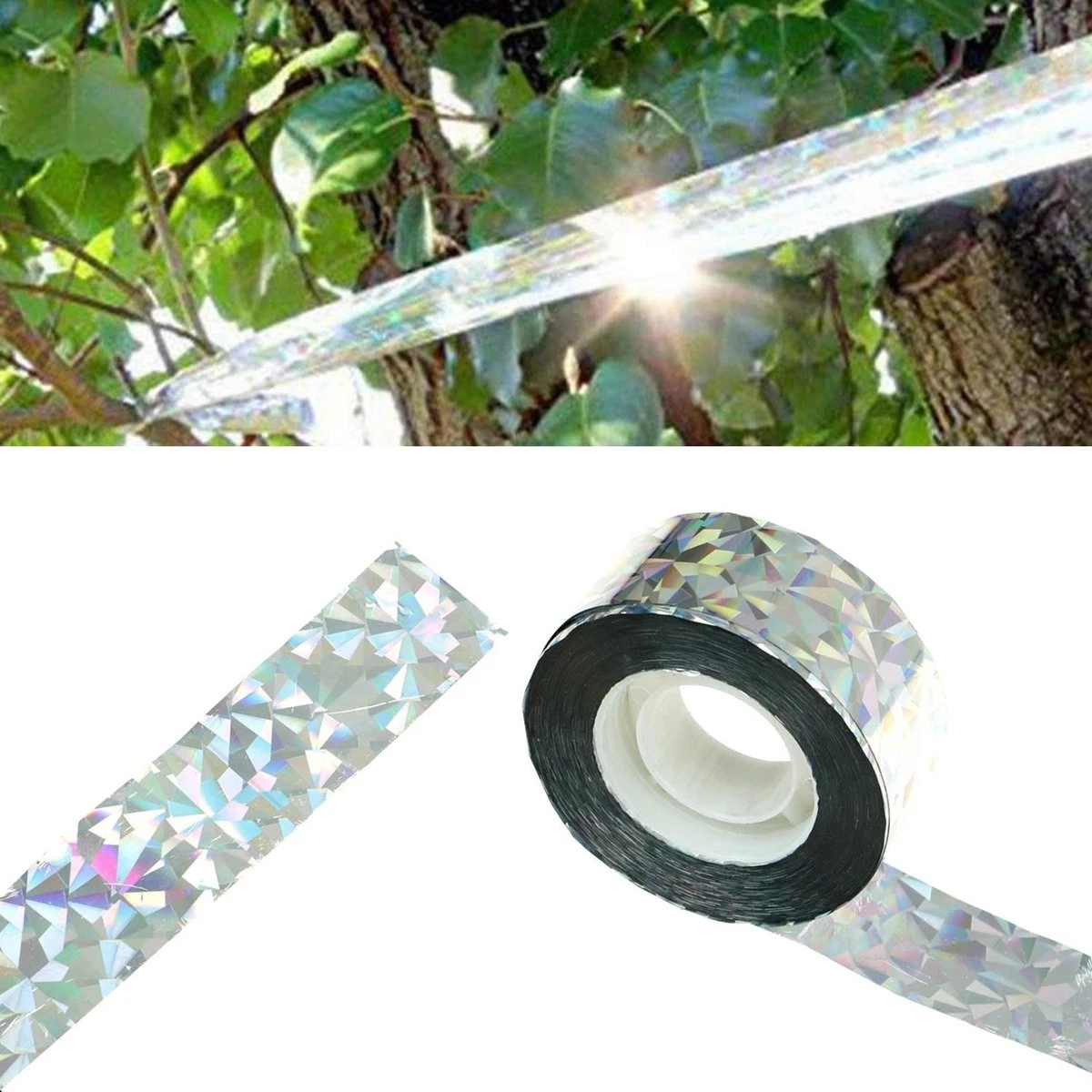 Dayshake Vogel Afschrik Lint 80 Meter - Holografisch Vogelverjager - Duivenverjager - Vogelverschrikker - Reigerverschrikker