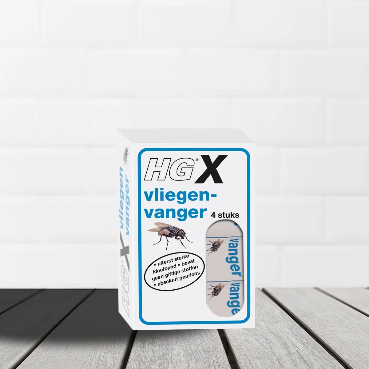 HGX Vliegenvanger - 4 Stuks - Bevat Geen Giftige Stoffen - Zeer Sterke Kleefband - Geurloos - Afbeelding 6