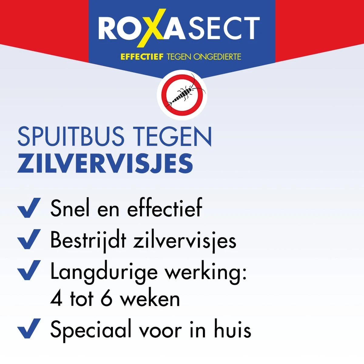 Roxasect Spray Tegen Zilvervisjes 400ml + Zilvervisjesval - Combipack - Afbeelding 6