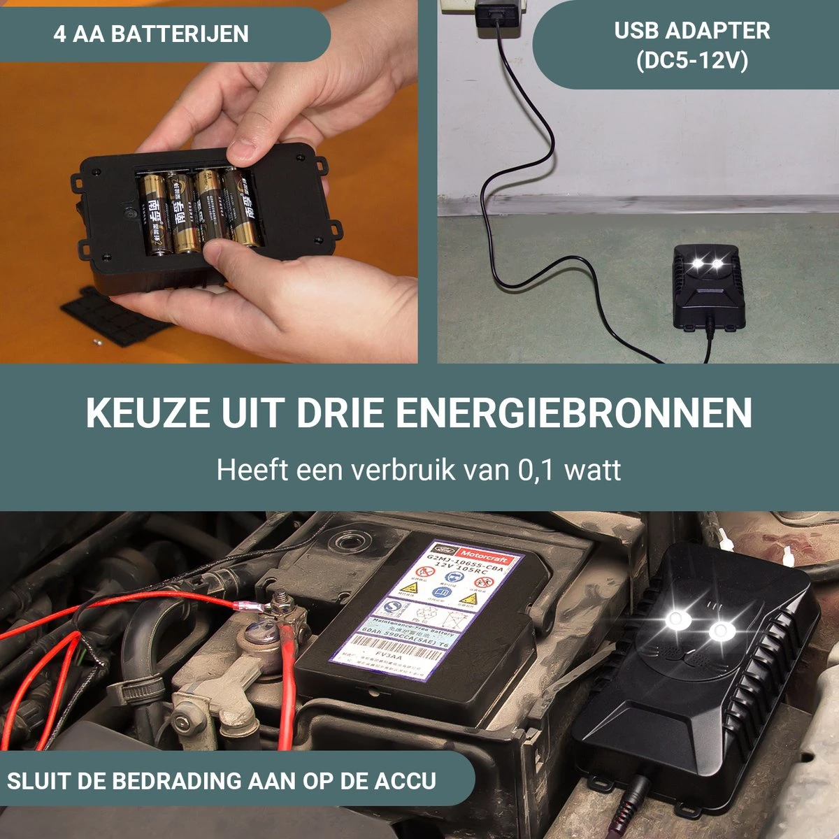 Westhome Marterverjager - Muizenverjager - Ongedierte Verjager - 2 Pack - 12V - Batterij En Accu - Afbeelding 7