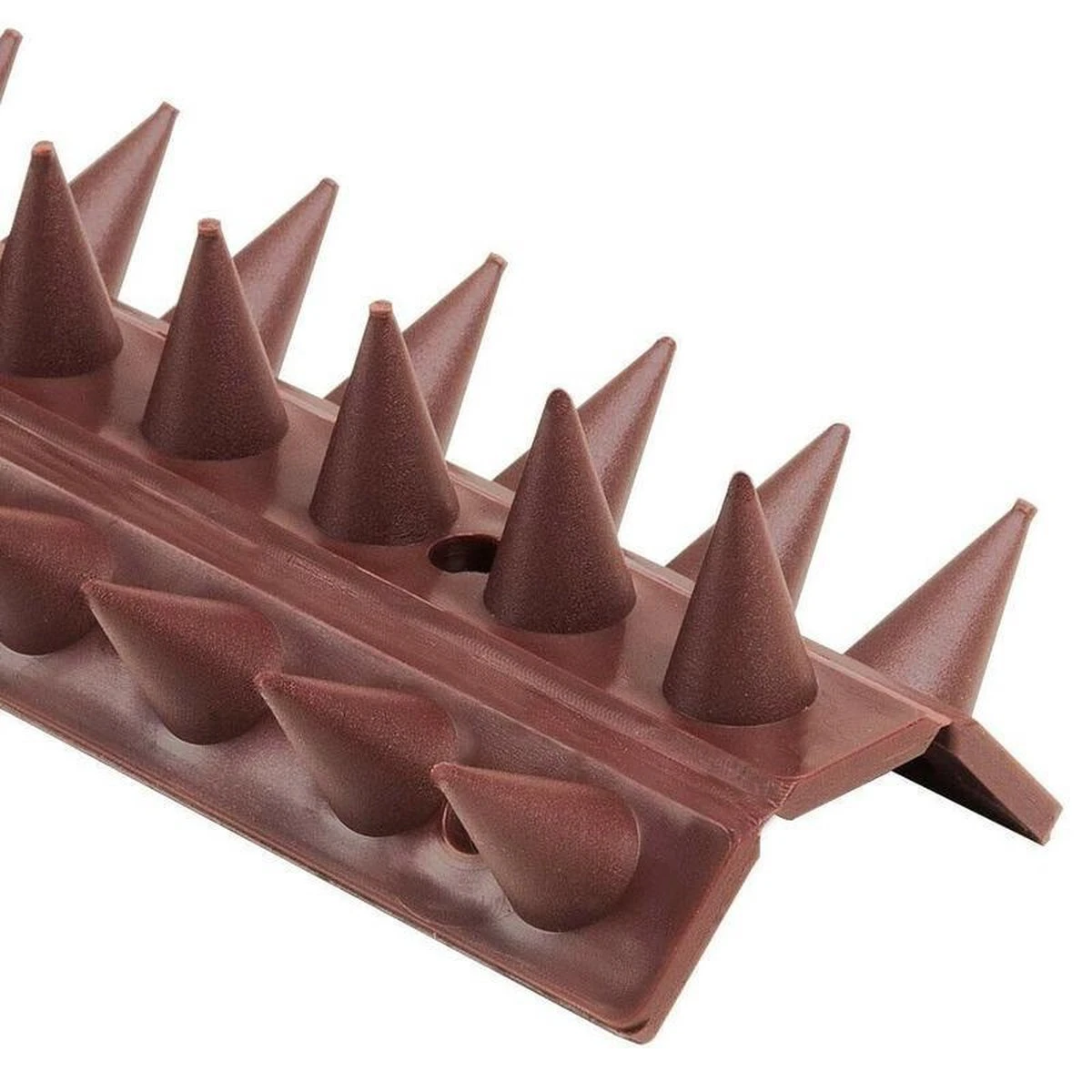 20x Antiklimstrip Tegen Inbraak / Katten / Vogels 50 X 4,5 X 1,7 Cm - 10 Meter - Vogelpinnen / Kattenpinnen - Hekpunten - Afbeelding 4