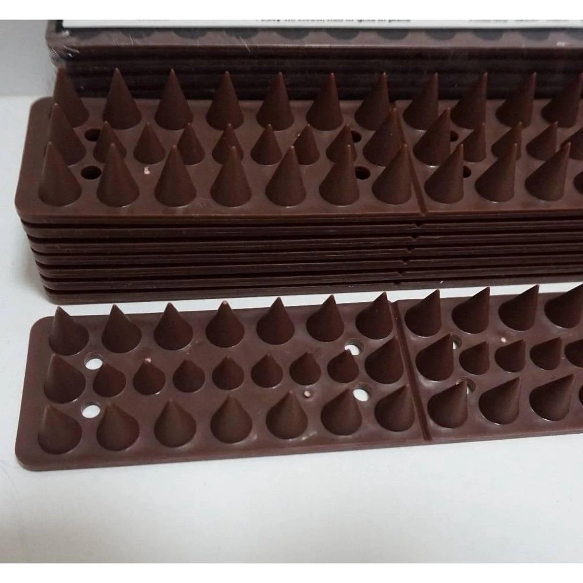 SAFE ALARM Vogelpinnen - 10 Strips - Antiklimstrip - 5 Meter Lang - Afbeelding 2