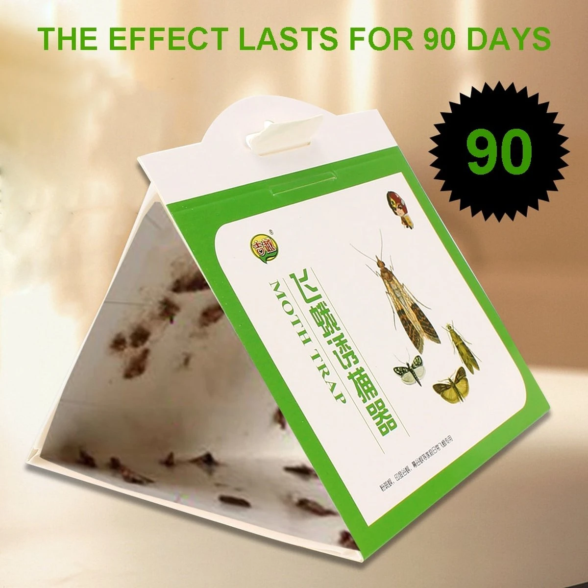 Insect Trap - Mottenval 2x Stuks - Bescherm Uw Kleding En Wollen Truien - Bevat Geen Insecticiden