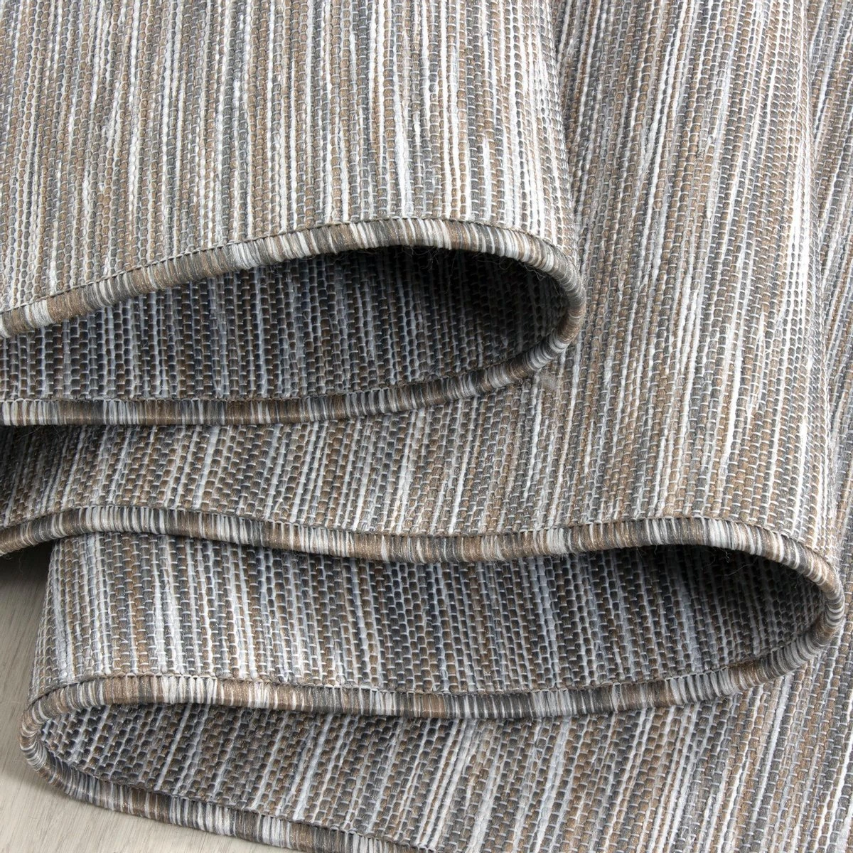 Tapijtenloods Mambo Sisal Binnen En Buiten Vloerkleed Effen Laagpolig Taupe - 80x250 CM - Afbeelding 3