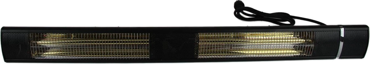 Electrische Terrasverwarmer Elektrisch 3000 Watt - Stenda Calor Sombra 3000 Watt - Mat Zwart - Afstandsbediening - Minimale Rode Gloed - Afbeelding 3