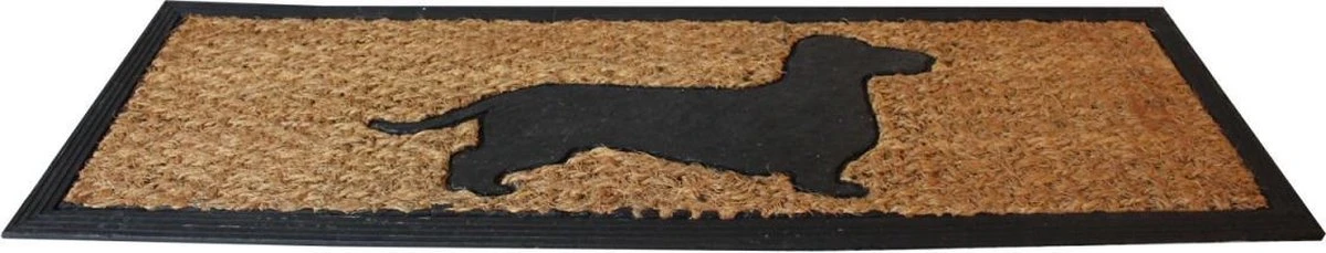 Merkloos Deurmat - Teckel - Esschert Design - Afbeelding 3