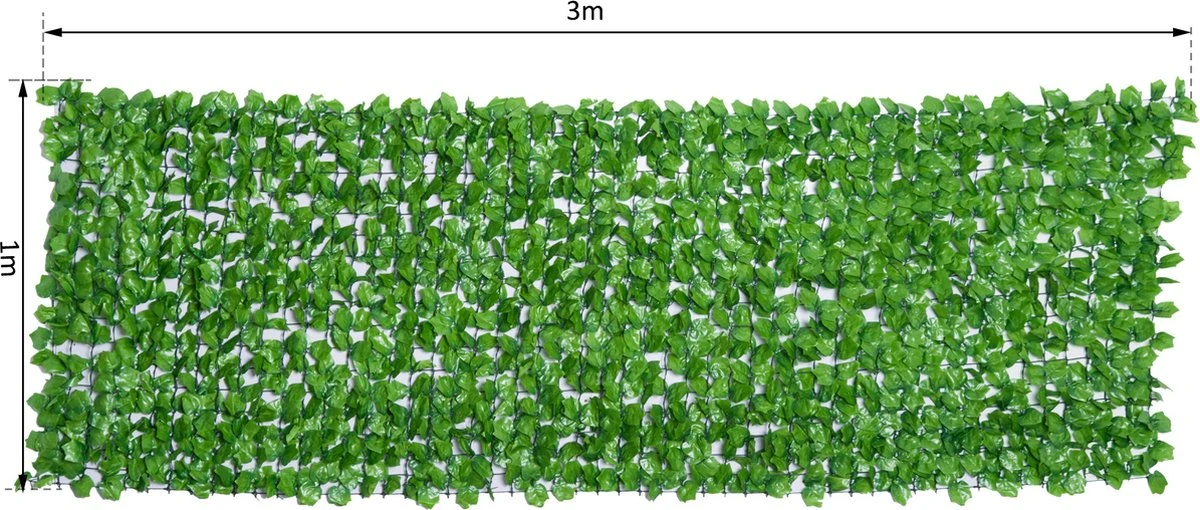 Outsunny Kunsthaag Privacyhaag Terras Wanddecoratie Wandversiering 844-202 - Afbeelding 8