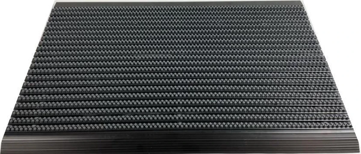 HAMAT Outline Deurmat - Borstelmat - 80x50 Cm - Voor Buiten - D-Grijs - Afbeelding 8