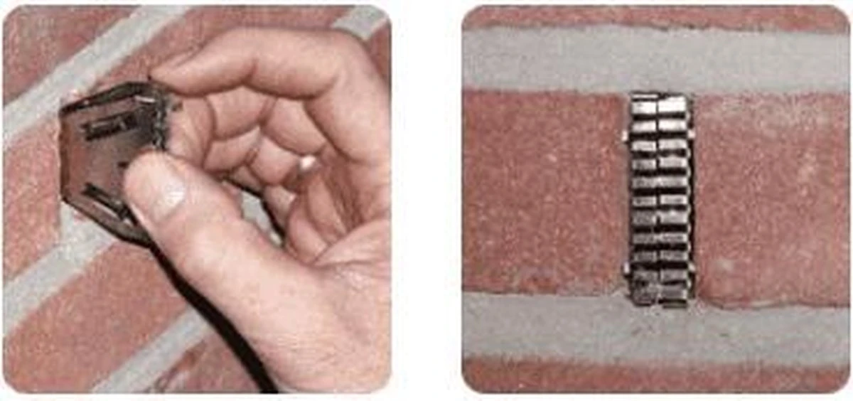 Bijenbekje 7cm Tegen Muizen - Spouwmuur - Stootvoegrooster - Ongediertevrij - Afbeelding 12