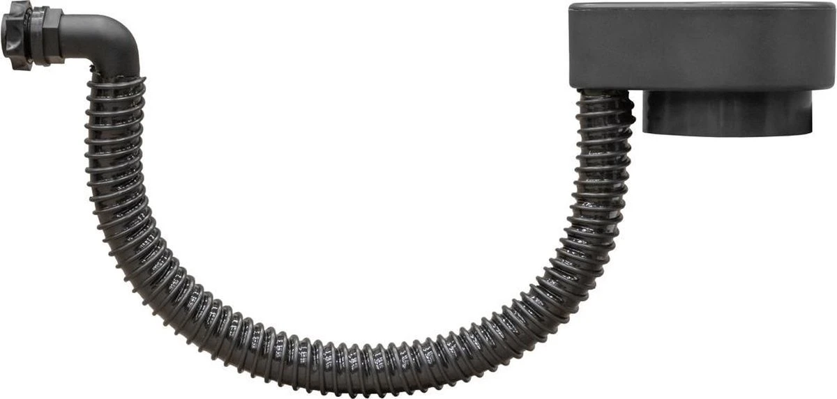 Luxe Voordeelset 100L Antraciet Rainsaver Regenton + Kraan + Voet + Vulautomaat| Muurmodel - Afbeelding 2