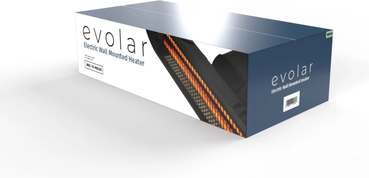 Evolar EVO-WMS2000 Hangende Elektrische Heater - Afbeelding 7