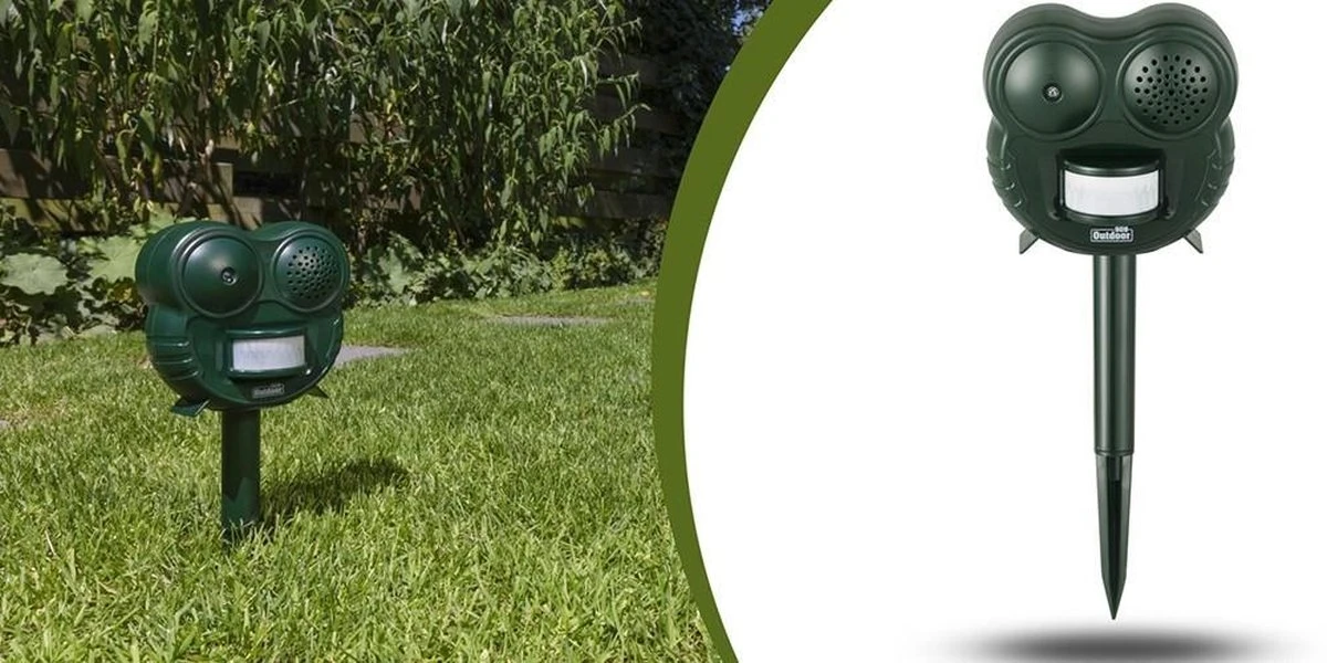 909 Outdoor - Ultrasone Dierenverjager - 4x AA-Alkalinebatterijen - 13,6 X 7,5 X 13 Cm - Afbeelding 9