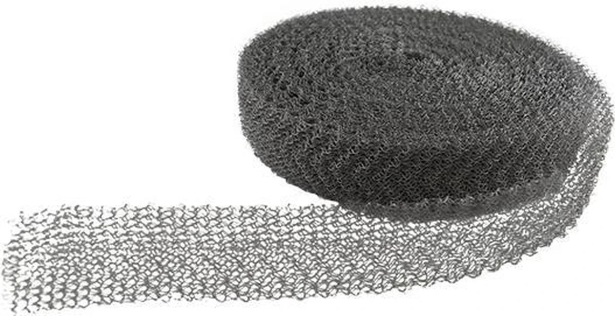 RVS Wering Gaas - Muizengaas - Afdichtingsnet - Netnox - Stootvoegroostergaas - Rattengaas - Insectengaas - Rvs Gaas - Per 1 Meter