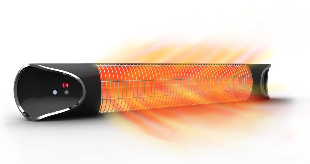 Livington Instant Heater - Infrarood Terrasverwarmer - 2000W - Binnen En Buiten - Bewegingssensor - IPX4 - Met Afstandsbediening