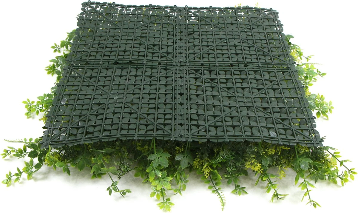 Bali | FOLY - 50 X 50 Cm - Green Wall Voor Decoratief Binnen En Buiten Gebruik - Tropische Kunsthaag - 5j UV Garantie - JIVANA - Afbeelding 5