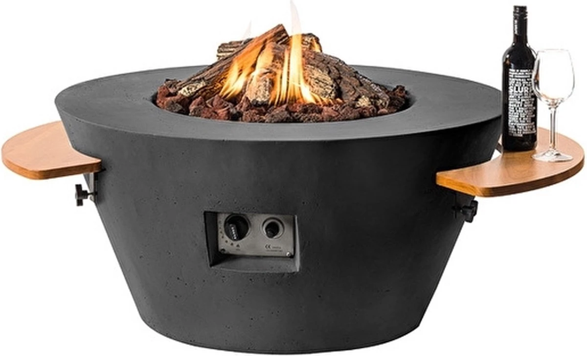 Happy Cocooning Set (2) Houten Side Tables Ovaal/Rond - Afbeelding 8