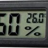Merkloos Professionele Hygrometer - Zwart - Meet Ook Temperatuur - Voor Buiten En Binnen - 2 In 1 - Hygrometer