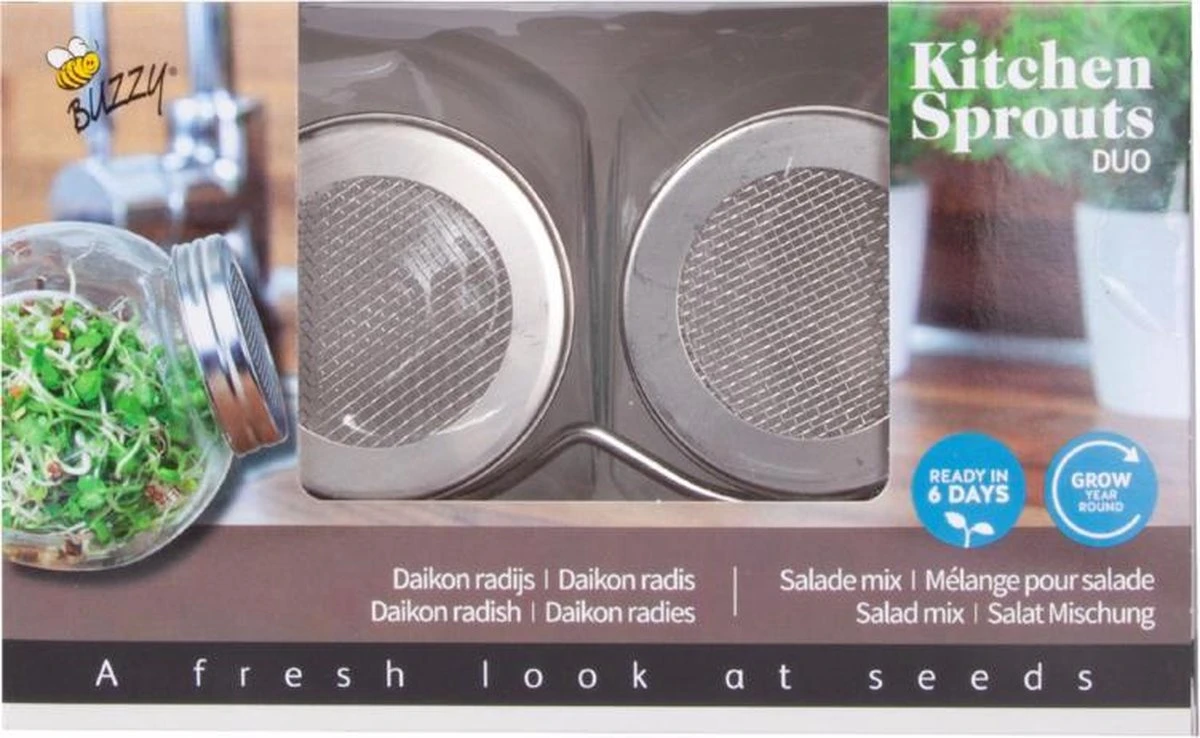 Buzzy Kiem Pot Duo Met Schaal (Bio)