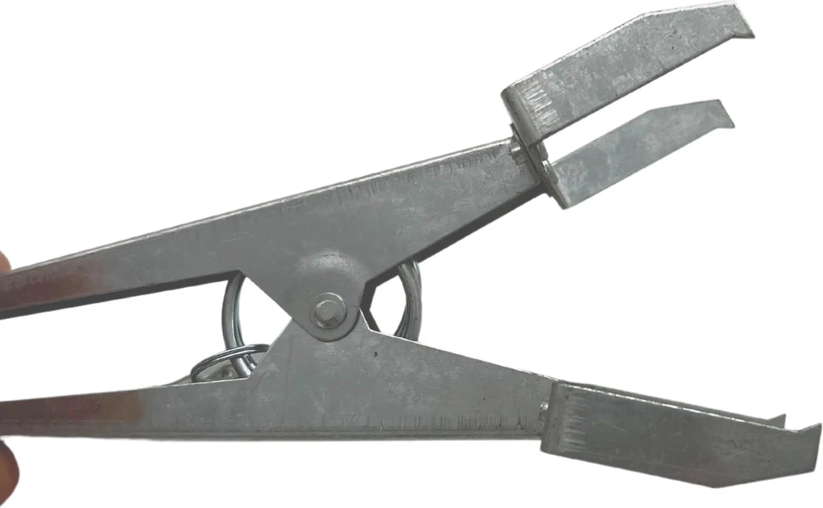 Qualix Mollenklem 2x - Professionele Mollenval - Mollenverjager - Mollenbestrijding - Woelmuizenval - Dubbel Verzinkt - Met Plaatje - Afbeelding 3