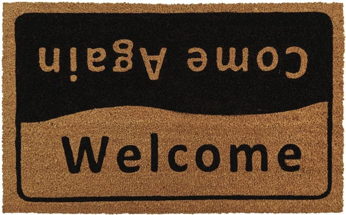 Kokosmat Welcome - Come Again - Deurmat 50x80 Cm