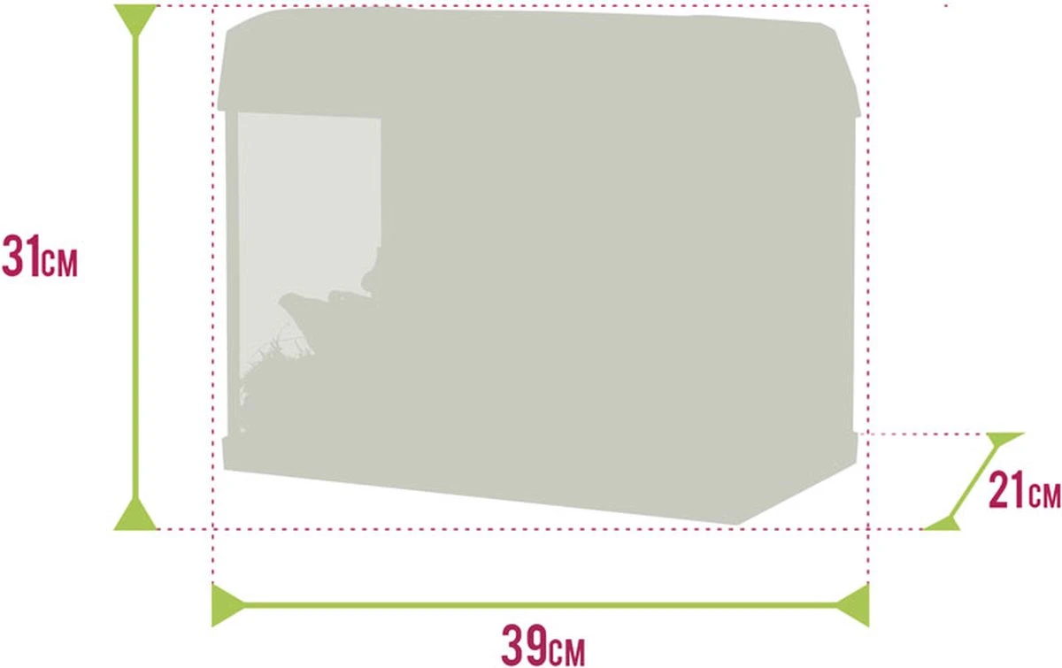 Swampworld Terrarium XL Met Lamp - Vleesetende Planten Terrarium - 5 Verschillende Vleesetende Plant Soorten - L39xB21xH31 Cm - Afbeelding 3