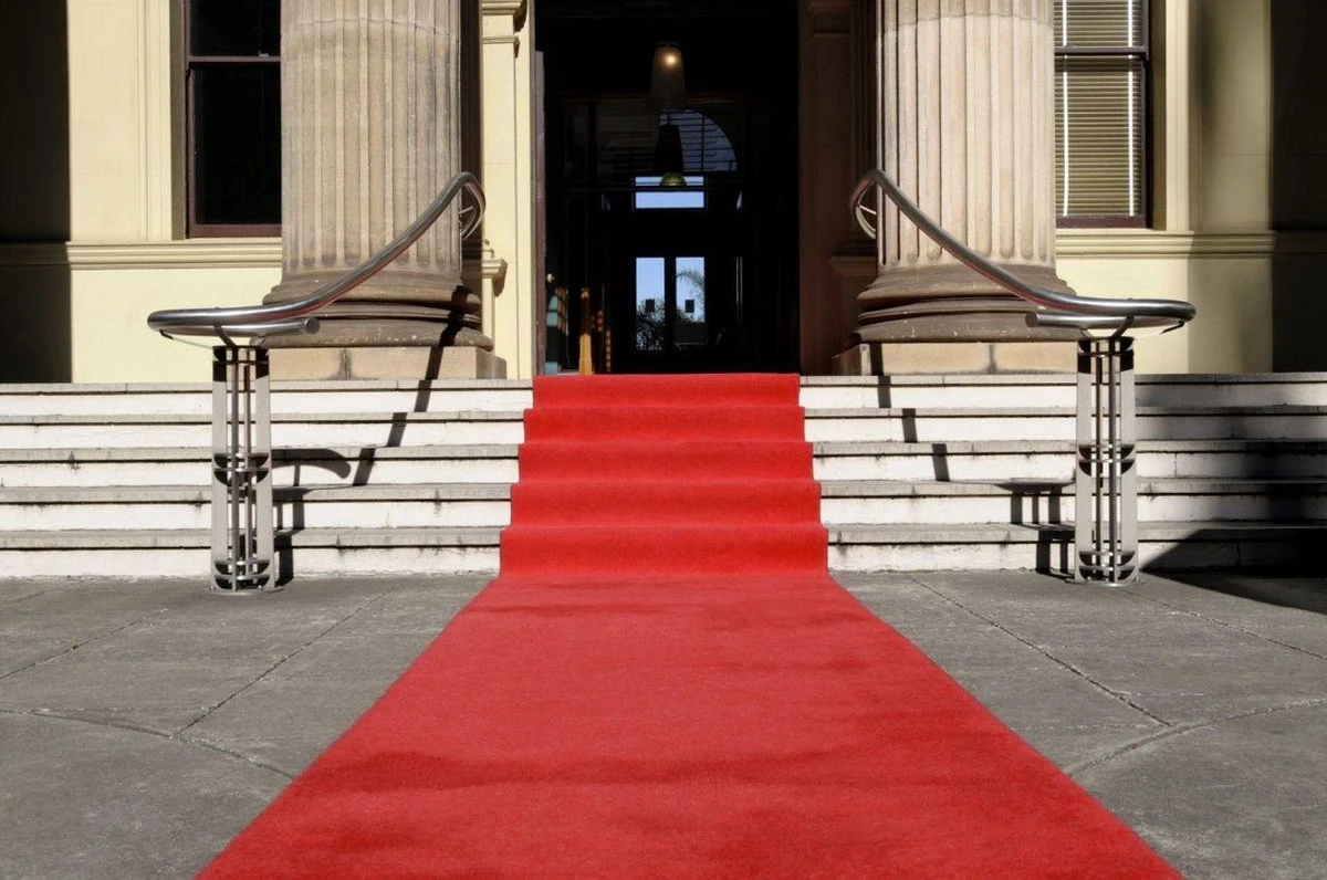 Merkloos Rode Loper - Tapijt 100x500cm - Rood - Afbeelding 4