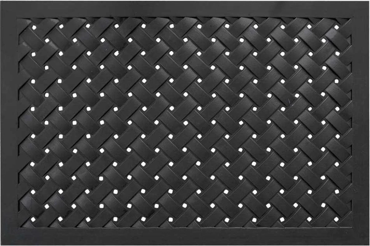Rubber Deurmat Weave - 61 X 91 Cm